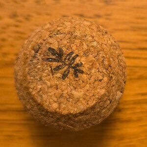Brand New Hand Crafted Magnet Created from Champagne Cork Featuring Rosemary